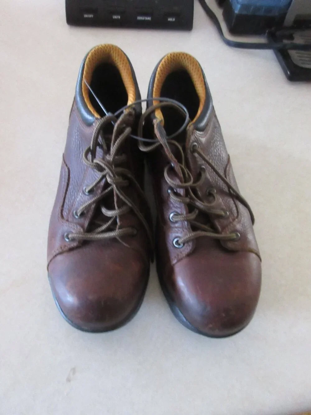Timberland Pro Titan Womens Size 8.5 m 63189 Alloy Toe Oxford Work Shoes Brown